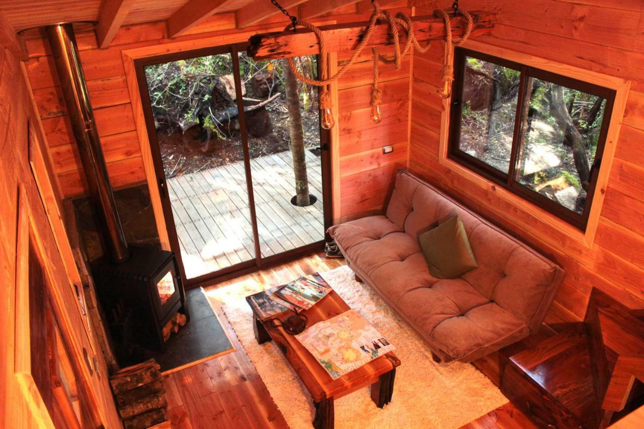 Cabanas Bosque Milenario Coñaripe Exterior foto