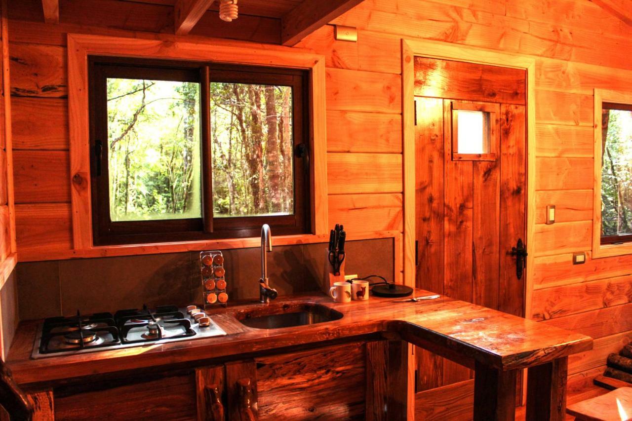Cabanas Bosque Milenario Coñaripe Exterior foto