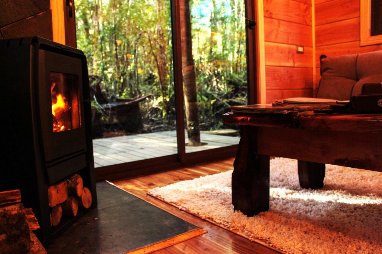 Cabanas Bosque Milenario Coñaripe Exterior foto